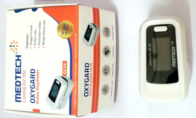 Medtech Finger Tip Pulse Oxymeter for pulse oximeter for oxygen check Pulse Oximeter(White)
