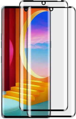 SmartLike Edge To Edge Tempered Glass for LG Velvet(Pack of 2)