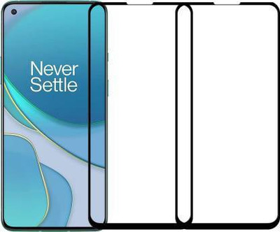 kentop Edge To Edge Tempered Glass for OnePlus 8T(Pack of 2)