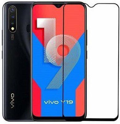 HQ Protection Edge To Edge Tempered Glass for Vivo Y19(Pack of 1)