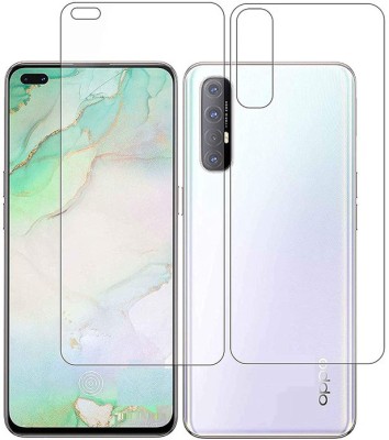 CONNECTPOINT Front and Back Screen Guard for Oppo Reno4 Pro(Pack of 2)