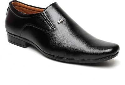 Zixer Men's Corporate Formal Vol-2.0 Slip On For Men(Black , 8)