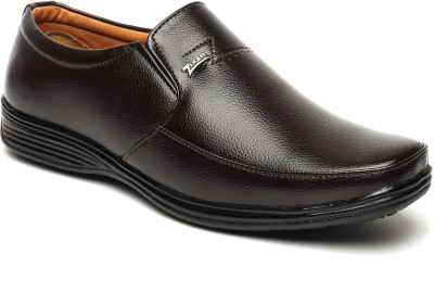 Zixer Corporate IX Office Formal shoes Slip On For Men(Brown)