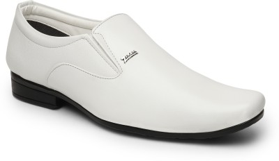 Zixer Men's Corporate Formal Vol-2.0 Slip On For Men(White , 8)