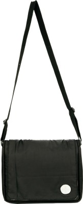 JL Collections Black Sling Bag Nylon Black Shoulder sling Bag