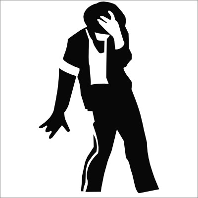 StickerYard 76 cm Michael Jackson art Self Adhesive Sticker(Pack of 1)