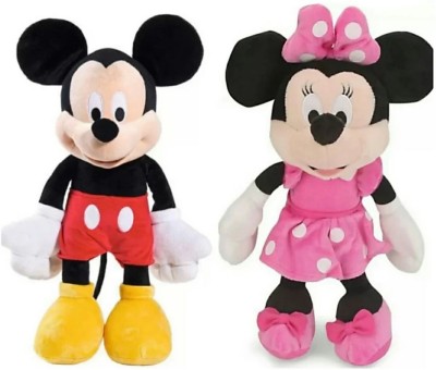 Divyanshi Enterprises Soft toy Mickey mouse and Minnie mouse  - 60 cm(Multicolor)