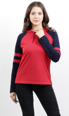 BASE 41 Full Sleeve Color Block Women Sweatshirt