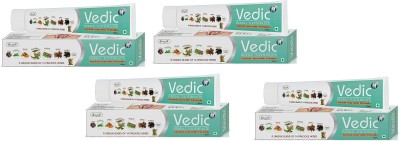 Vringra Vedic Herbal Toothpaste –Anti Germ Toothpaste–Mouth Fresh Toothpaste-Teeth Whitening Toothpaste(400 g, Pack of 4)