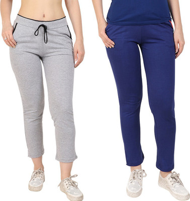 F n Me Solid Women Multicolor Track Pants