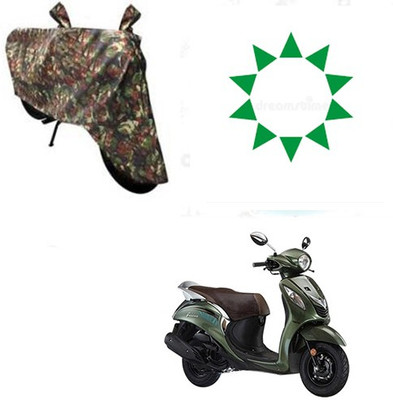 HYBRIDS COLLECTION Waterproof Two Wheeler Cover for Yamaha(Fascino, Multicolor)