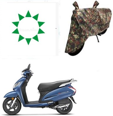 Feel heaven Waterproof Two Wheeler Cover for Honda(Activa 125, Multicolor)