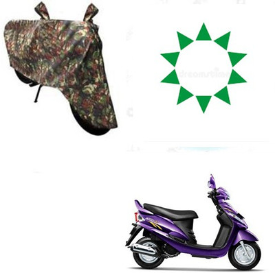 HYBRIDS COLLECTION Waterproof Two Wheeler Cover for Mahindra(Rodeo RZ, Multicolor)