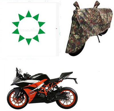 Feel heaven Waterproof Two Wheeler Cover for KTM(RC 200, Multicolor)