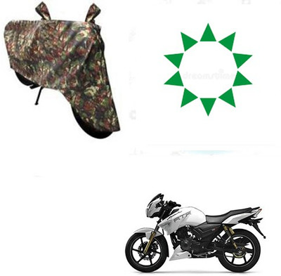 HYBRIDS COLLECTION Waterproof Two Wheeler Cover for TVS(Apache RTR 180, Multicolor)