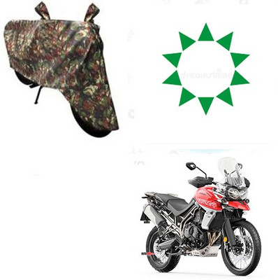 HYBRIDS COLLECTION Waterproof Two Wheeler Cover for Triumph(Tiger 800 XCA, Multicolor)