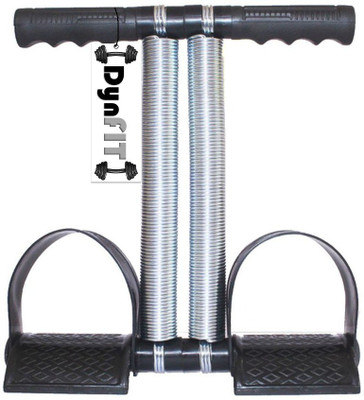 DynFIT Double spring tummy trimmer ab exerciser suitable for men and women Ab Exerciser(Black)