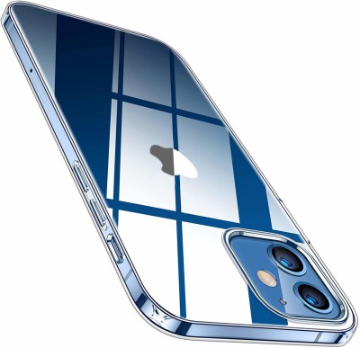 Enflamo Back Cover for Apple iPhone 12, Apple iPhone 12 Pro(Transparent, Silicon, Pack of: 1)