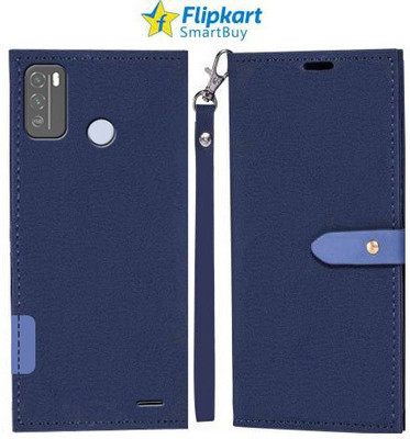 Flipkart SmartBuy Flip Cover for Micromax IN 1b(Blue, Cases with Holder, Pack of: 1)