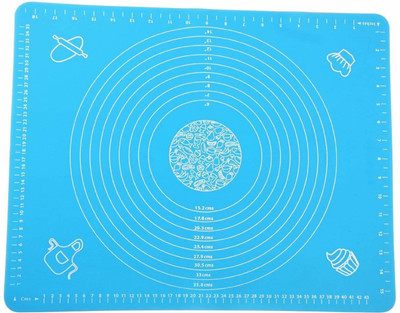 Rudra Enterprises Silicone Baking Mat, Non-Stick BPA Free Size: 37 cm X 28 cm Food-grade Silicone Baking Mat(Pack of 1)
