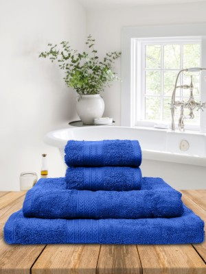 Bombay Dyeing Cotton 450 GSM Bath Towel Set(Pack of 4)