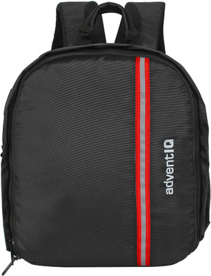 AdventIQ DSLR/SLR Camera Lens Shoulder Backpack- Reflective Red Tape  Camera Bag(Black, Red)