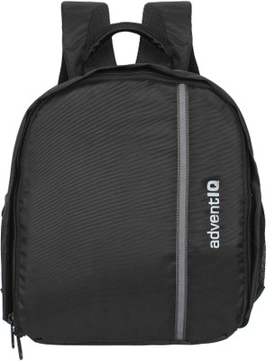 AdventIQ DSLR/SLR Camera Lens Shoulder Backpack- Grey Reflective Tape  Camera Bag(Black, Grey)