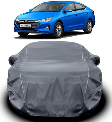 V VINTON Car Cover For Hyundai Elantra (With Mirror Pockets)(Grey)