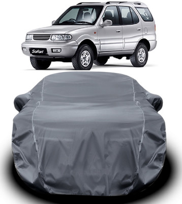 S Shine Max Car Cover For Tata Safari (With Mirror Pockets)(Grey)