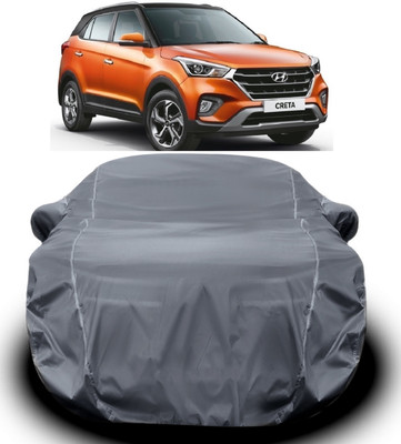 V VINTON Car Cover For Hyundai Creta (With Mirror Pockets)(Grey)