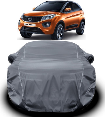 S Shine Max Car Cover For Tata Nexon (With Mirror Pockets)(Grey)