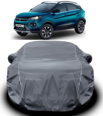 S Shine Max Car Cover For Tata Nexon EV (With Mirror Pockets)(Grey)