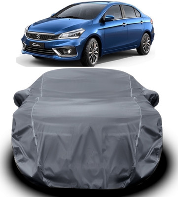 V VINTON Car Cover For Maruti Suzuki Ciaz (With Mirror Pockets)(Grey)