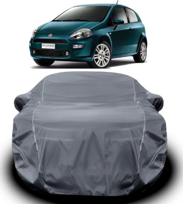 V VINTON Car Cover For Fiat Grande Punto (With Mirror Pockets)(Grey)