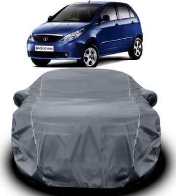 V VINTON Car Cover For Tata Indica Vista (With Mirror Pockets)(Grey)