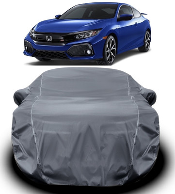 S Shine Max Car Cover For Honda Civic (With Mirror Pockets)(Grey)