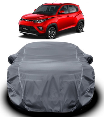 S Shine Max Car Cover For Mahindra KUV100 (With Mirror Pockets)(Grey)