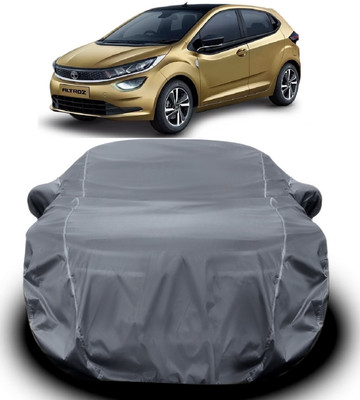 S Shine Max Car Cover For Tata Altroz (With Mirror Pockets)(Grey)