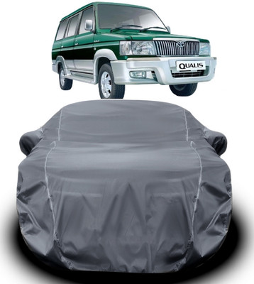 V VINTON Car Cover For Toyota Qualis (With Mirror Pockets)(Grey)