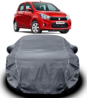 S Shine Max Car Cover For Maruti Suzuki Celerio (With Mirror Pockets)(Grey)