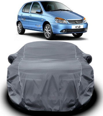 V VINTON Car Cover For Tata Indica V2 (With Mirror Pockets)(Grey)