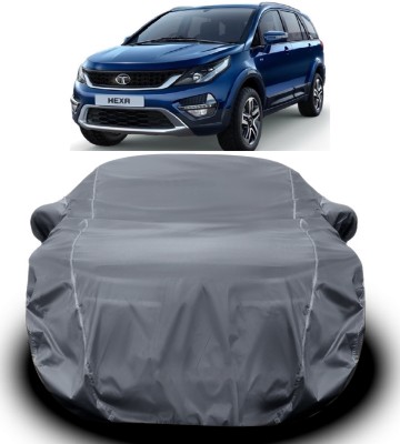 S Shine Max Car Cover For Tata Hexa (With Mirror Pockets)(Grey)