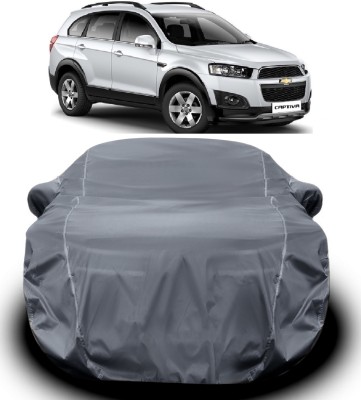 S Shine Max Car Cover For Chevrolet Captiva (With Mirror Pockets)(Grey)