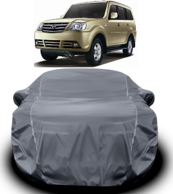 S Shine Max Car Cover For Tata Sumo Grande MK II (With Mirror Pockets)(Grey)