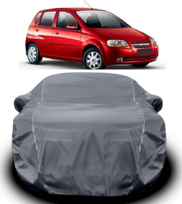 V VINTON Car Cover For Chevrolet Aveo U-VA (With Mirror Pockets)(Grey)