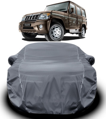 S Shine Max Car Cover For Mahindra Bolero Facelift (With Mirror Pockets)(Grey)