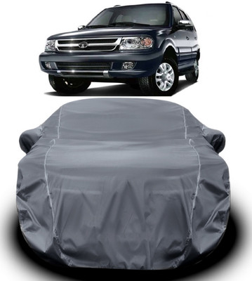 S Shine Max Car Cover For Tata Safari Dicor (With Mirror Pockets)(Grey)