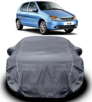 V VINTON Car Cover For Tata Indica eV2 (With Mirror Pockets)(Grey)