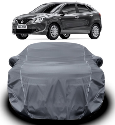 V VINTON Car Cover For Maruti Suzuki Baleno (With Mirror Pockets)(Grey)