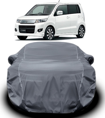 V VINTON Car Cover For Maruti Suzuki WagonR Stingray (With Mirror Pockets)(Grey)
